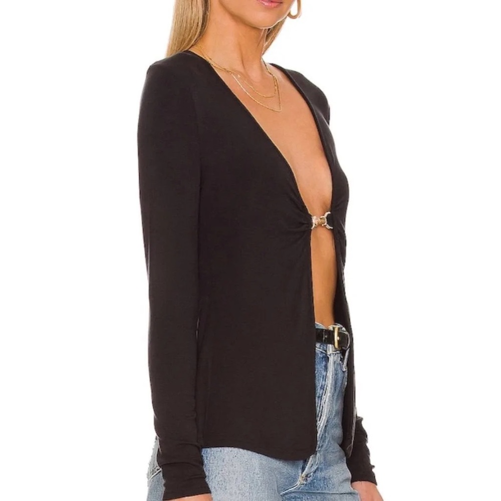 NWT! WeWoreWhat Flyaway Top Size M 🖤 - Picture 4 of 6